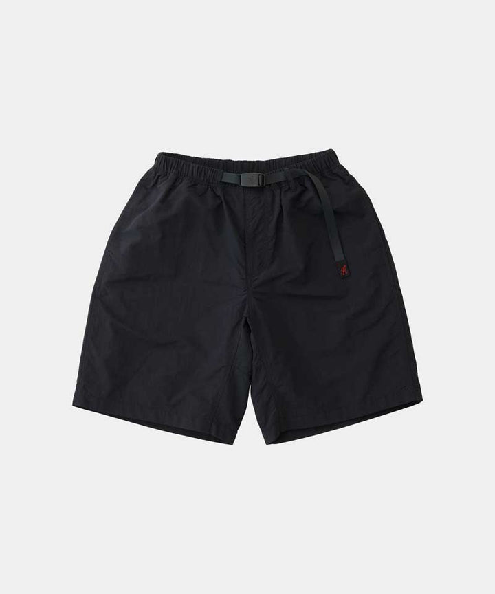 Nylon Loose Shorts (Black)