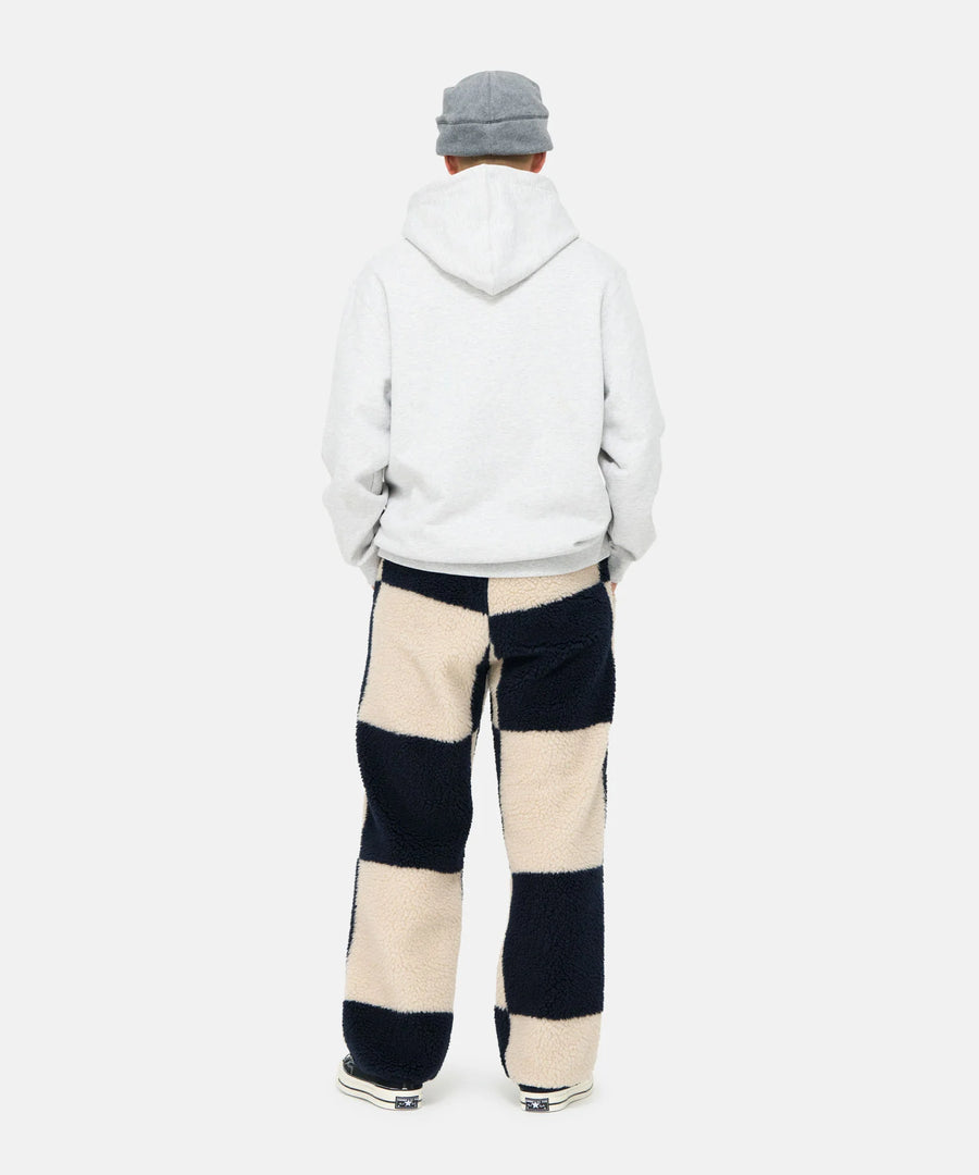 Checkered Sherpa Pant (Natural/Navy Check)