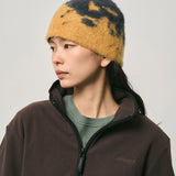 Mohair Splatter Beanie (Saffron)