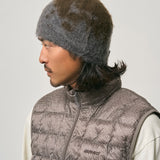 Mohair Splatter Beanie (Slate)