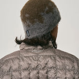 Mohair Splatter Beanie (Slate)