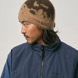 Mohair Splatter Beanie (Taupe)