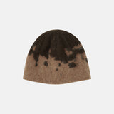 Mohair Splatter Beanie (Taupe)