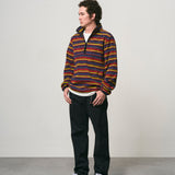 Thermal Fleece Pullover (Multi Stripe)