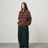 Thermal Fleece Pullover (Multi Stripe)