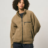 Reversible Sherpa Jacket (Beige/Tan)
