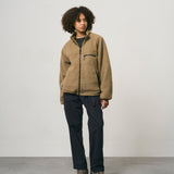 Reversible Sherpa Jacket (Beige/Tan)