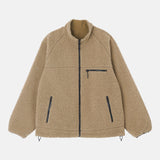 Reversible Sherpa Jacket (Beige/Tan)