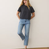 Luxe Jersey Crew (Black)