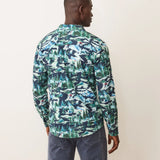 Fresh Tracks Stretch Selvage Shirt (Navy Ski Print)