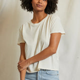 The Harley Short Sleeve Tee (Bright Ivory)