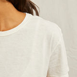 The Harley Short Sleeve Tee (Bright Ivory)
