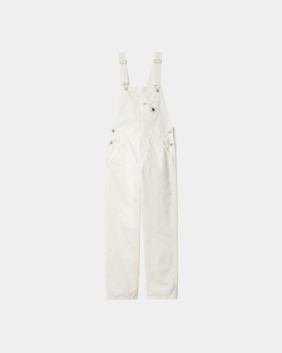 W' Bib Overall (Off-White, Rinsed)