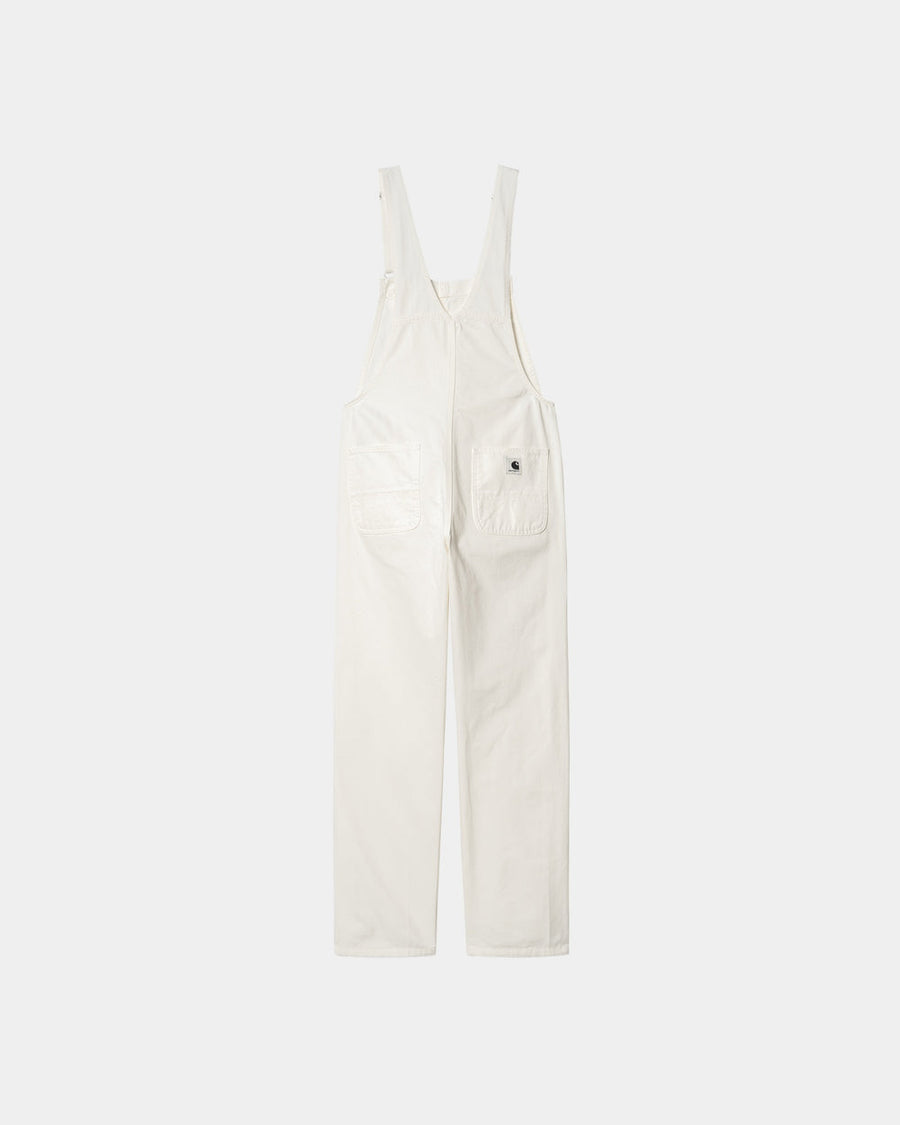 W' Bib Overall (Off-White, Rinsed)