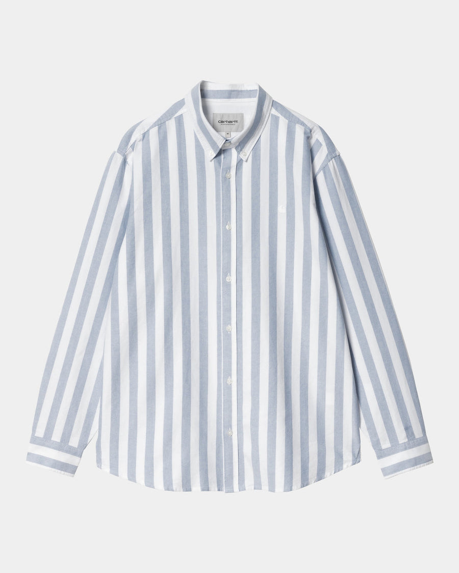 L/S Dillion Shirt (Bleach/White)