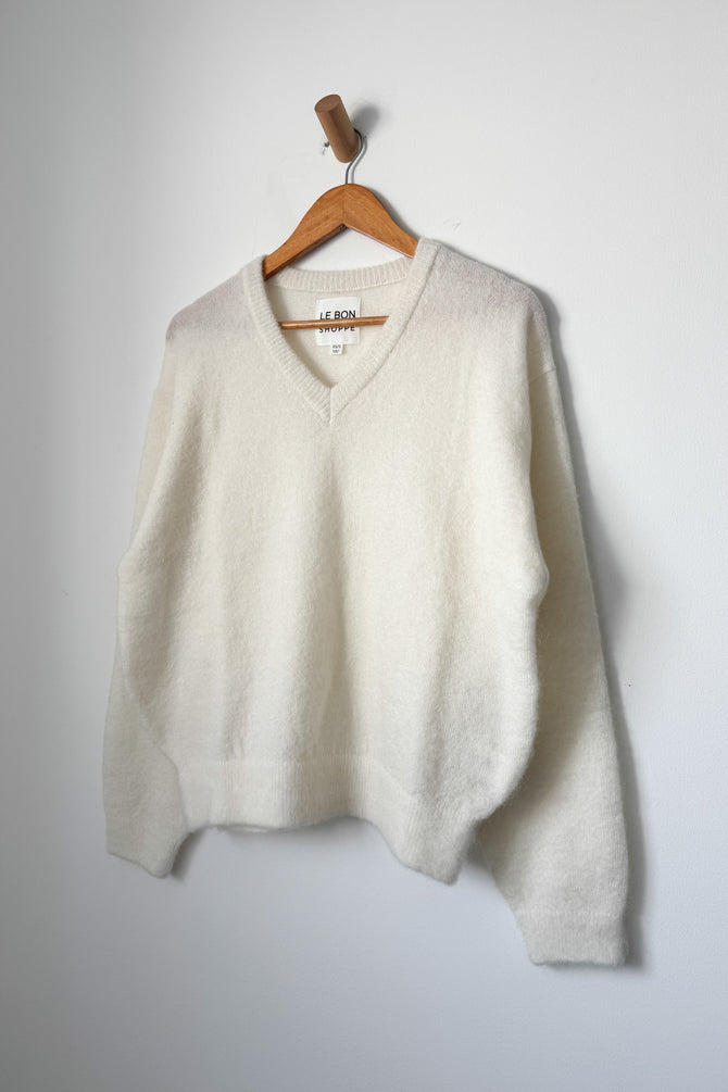 James Mohair Sweater (Snow)