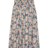 The Canary Skirt (Indigo Floral)