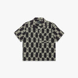 Knot Panama Cotton Shirt (Black)
