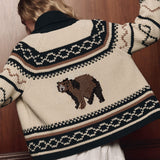 The Bear Lodge Cardigan (Black)