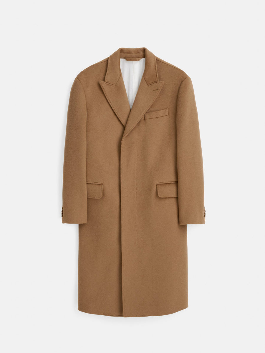 Abram Top Coat in Wool (Camel)