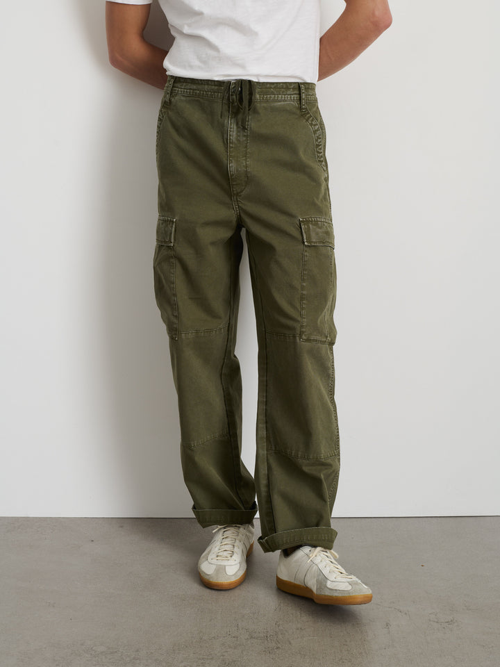 Pull On Cargo Pant (Field Olive)