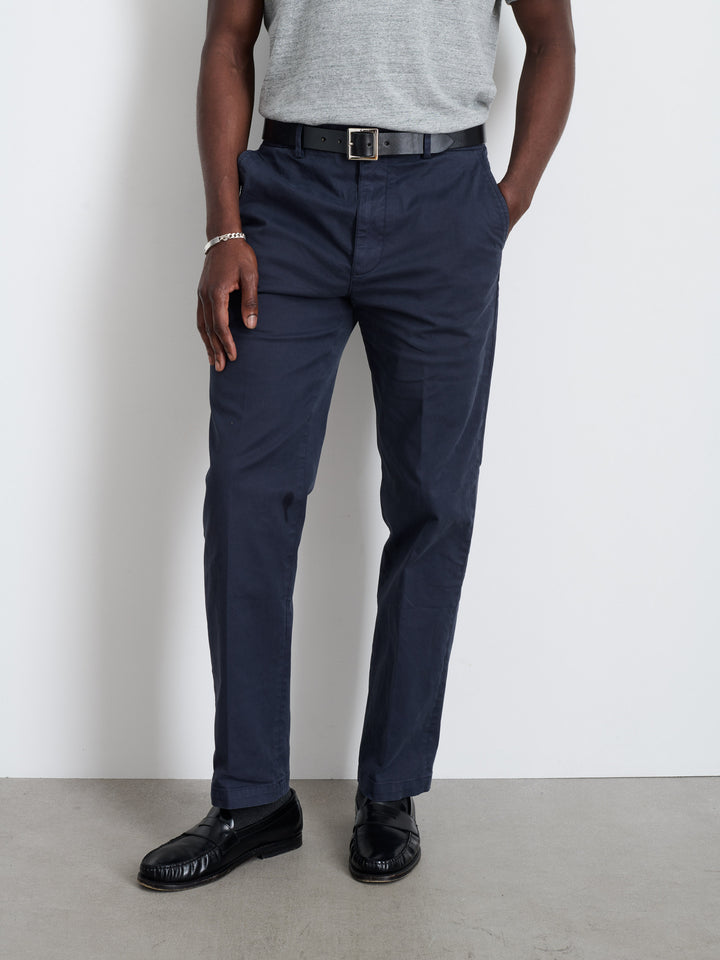 Max Trouser in Field Chino (Dark Navy)