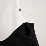 Mill Shirt in Cotton Poplin (White)