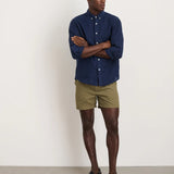 Mill Shirt in Linen (Navy)
