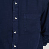 Mill Shirt in Linen (Navy)