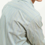 Mill Shirt Novelty Stripes (Green Stripes)