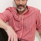 Mill Shirt in Mikey Stripes (Red Multi Stripe)