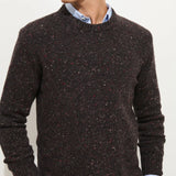 Donegal Crew Neck Sweater (Pinot Noir)