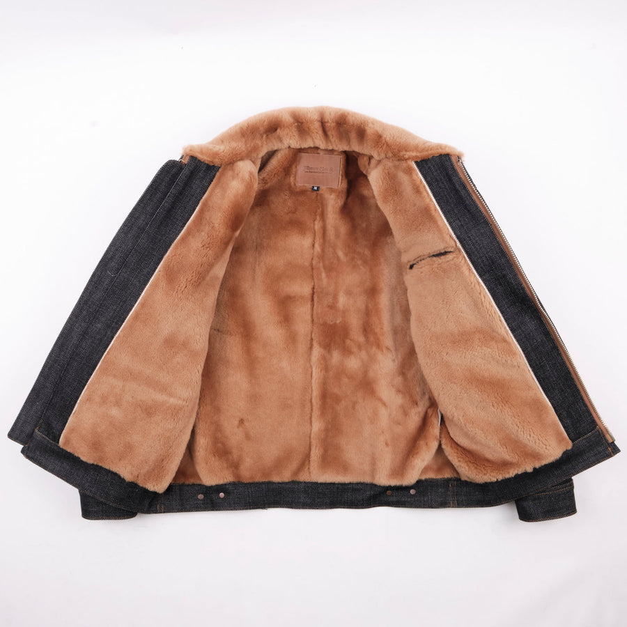 RJ-2 | 21 Ounce Denim Shearling