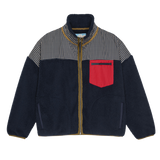 The Print Mix Plush Terrain Full Zip (Mini Frosted Daisy & Navy)
