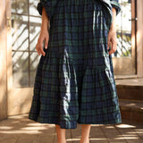The Ranch Skirt Green Plaid