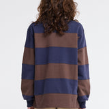 Brice Oversized Polo (Navy)
