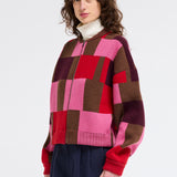 Kent Zip Cardigan (Pink)