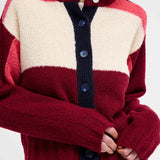 Krasner Cardigan (Burgundy)