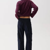 Sabrina Curved Utility Pants (Nautical)