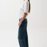 Lexi Mid Rise Bowed Straight Jean (Artisan)