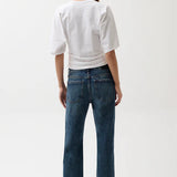 Lexi Mid Rise Bowed Straight Jean (Artisan)