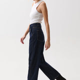 Beau Seamed Crescent Raw Jean (Nightfall)