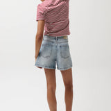 Saige Hi Rise Aline Short (French Riviera)