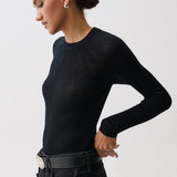 Juno Featherweight Sweater (Black)