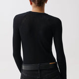 Juno Featherweight Sweater (Black)