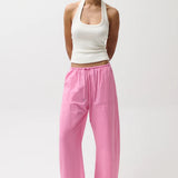 Theo Poplin Pant (Azalea)