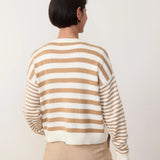 Suki Crewneck Sweater (Oak Stripe)