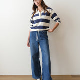 Ella Wide Leg Pant (Medium Wash)