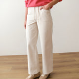 Ella Wide Leg Pant (Ticking Stripe)