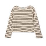 Keri Loop Terry Stripe (Natural Chocolate Stripe)